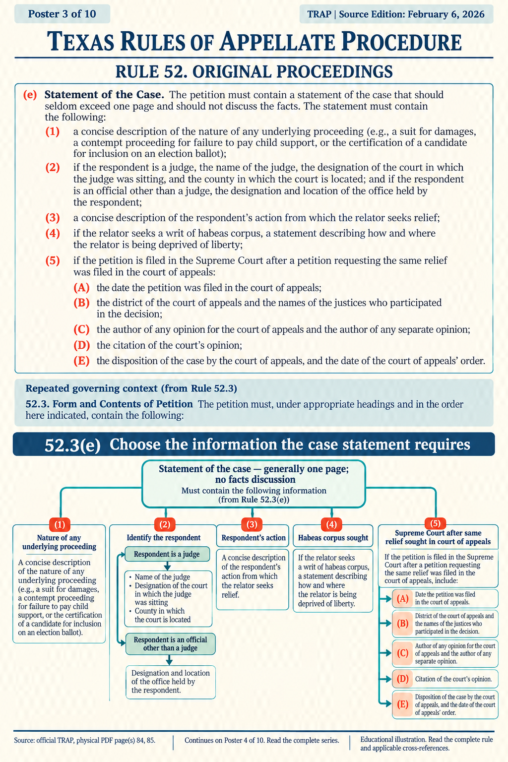 Illustration: Choose the information the case statement requires